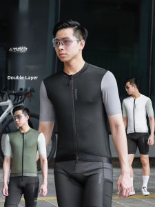 WOSAWE | Wosawe Mens Summer Road Bike Riding Suit Quick Dry Short Sleeve Top New Model Mountain Bike Cycling Clothing Polyester Lycra