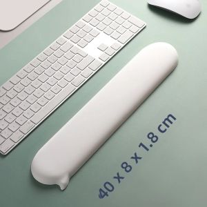Tấm Lót Chuột Silicon Màu Trơn Có Phần Kê Cổ Tay Thiết Kế Bong Bóng Trò Chuyện Tiện Dụng Kê Tay Cho Bàn Phím Dùng Cho Văn Phòng