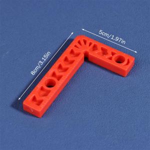 EELHOE | [NM]4Pcs 3in 90 Degree Right Angle Positioning Ruler L Fixing Clamp Woodworking Holder Marking Ruler Tools Auxiliary Locator[NM]