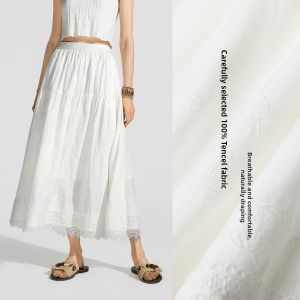 BEIQIANI | Lace Trim Tencel Summer Fashion Set Loose Two-Piece