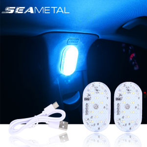 SEAMETAL Mini Led Touch Light Wireless Car Interior Roof Reading Lamp LED Small Night USB Charging