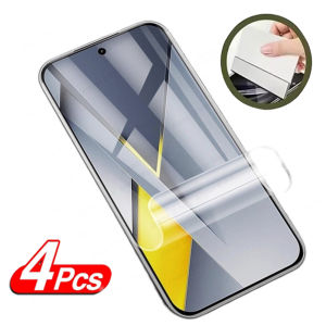4PCS Screen Protector for POCO F8 F7 Ultra F6 F5 Pro Clear Hydrogel Film for POCO X8 X7 X6 X5 M7 M6 Pro Max Not Glass Soft Film