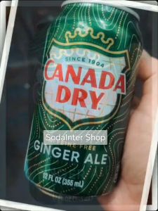 USA🇺🇸* Canada Dry Ginger Ale 12 fl oz. (355ml.) *น้ำอัดลมรสขิง นำเข้าจาก USA*🇺🇸 แคนาดา ดราย จินเจอร์ เอล (สินค้าพร้อมส่ง)