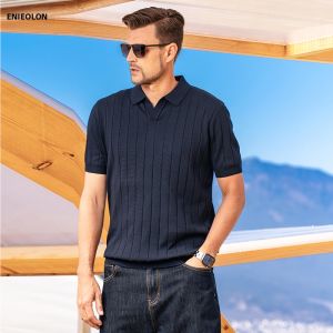 Enjeolon | Italian Heritage Style Pique Knit Short Sleeve Cool Summer T-Shirt
