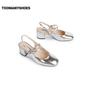 Toomanyshoes | Vintage Inspired Chunky Heel Pump Mary Janes