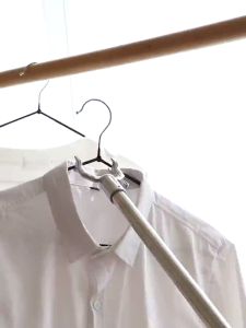 Tongkat Jemuran Pengait Pakaian & Tongkat Hanger Bisa Setel 3D