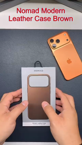 ORI [ 18 Pro Max / 18 Pro / 17 Pro Max / 17 Pro ] Nomad Modern Leather Magnetic Case