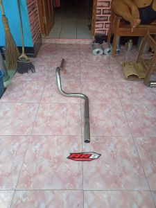 PIPA KNALPOT STANDARPIPA PEMBUANGAN BELAKANG TABUNG STANDAR MOBIL KIJANG SUPERKIJANG GRAND