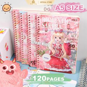 1PCS cute style coil book spiral Notebook A5 Student Notebook School Stationery & Office Supplies