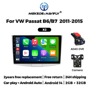 10 Inch IPS Screen Car Radio For Volkswagen VW Passat B6 B7 CC Magotan 2011 - 2015 Car Play Android Auto 2+32G Multimedia GPS BT