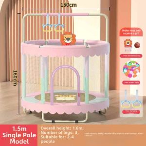 AOBIXIONG | Folding Small Indoor Trampoline for Children and Adults