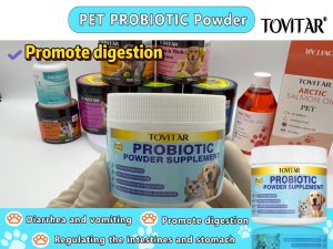 Tovitar® Probiotic Powder for Dogs & Cats | 3-in-1 Prebiotics & Probiotics for Digestive Support Gut Health & Skin & Coat Care