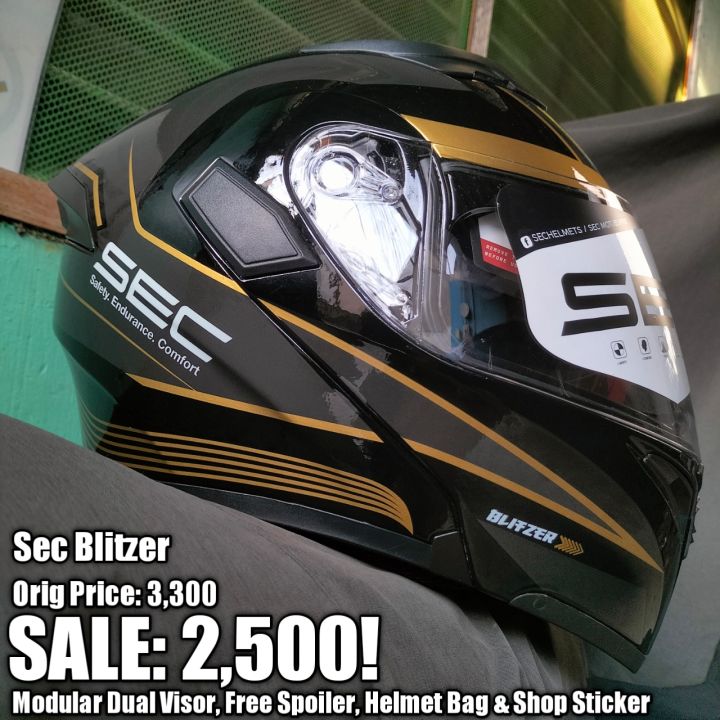 Sec blitzer best sale modular helmet