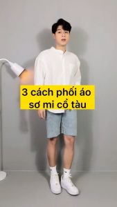 Áo Sơ Mi Nam Trơn MANDO Cổ Tàu Form Rộng Vải Đũi Dài Tay Kiểu Dáng Basic Thời Trang Hàn Quốc ACT01