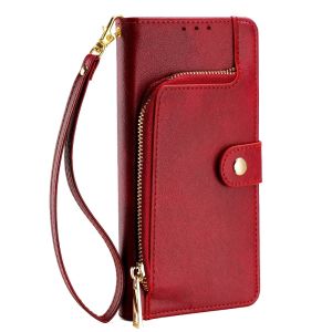 Business Zipper Wallet Cover For VIVO Y17S Y02 Y02A Y11 Y100 Y200 Y35 Y35T Leather Flip Phone Case for VIVO Y17S 4G Funda