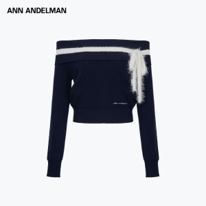 ANN ANDELMAN | Versatile Off-Shoulder Knit Sweater
