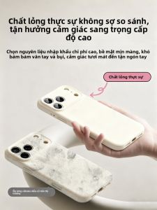 CHECKON | Ốp Lưng Dạng Lỏng Silicone cho iPhone 17 Pro Max 16 Pro 14 Plus 12 11 Air - Chống Sốc Bảo Vệ Ống Kính Bao Phủ Toàn Diện Đôi