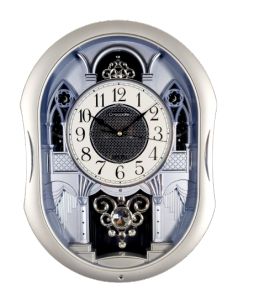100% ORIGINAL CROCODILE Melody Sweep Movement Pendulum Wall Clock (Jam Dinding) CPS6140
