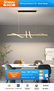 smeou | Simplified Modern 2026 New Chandelier for Main Living Room Bedroom Bar and Dining Table