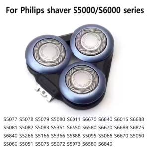 Đầu Thay Thế Máy Cạo Râu Philips Dành Cho S6000 S6011 S6015 S6840 S6550 S6580 S6670 S6688 S6875 S5266 S5166 S5366 Lưỡi Dao Cạo Dành Cho Nam Chất Liệu Kim Loại + Nhựa