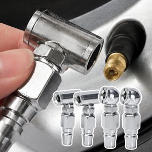 360° Double-head Quick Inflat Nozzle Inflator Tire Pump Nozzle Car Motorbike Bicycle Tire Filling