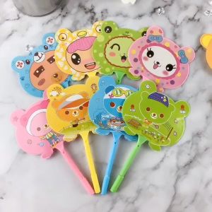 [Choo Choo Toy] Cartoon Fan Shape Ballpoint Pen 0.5mm Gel Pen Student Writing Drawing Stationery Kipas Pen 扇子圆珠笔 -ST16