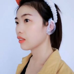 100pcs/bag Disposable Waterproof Shower Ear Cover Cap Barber Salon Shower