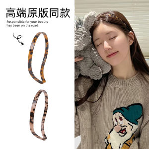 Womens 2024 New Style Acetate Hair Band Sunglasses Hair Clip Face Washing Headwear High End Luxury Hair Accessories