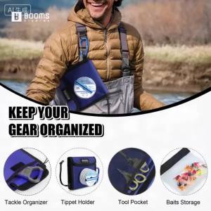 Booms Fishing | Booms Fishing Large Size Fly Fishing Tackle Storage Bag 12 Transparent Bag Fishing Tackle Rigs Wallet Fishing Tools Accessories