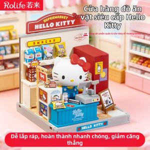 Rolife(rolife) | Mô Hình Nhà Mini DIY Gạch Sanrio Family Storekeeper