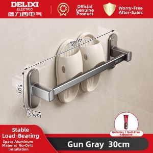 DELIXI | Wall-mounted Bathroom Door Storage Rack Drip Dry