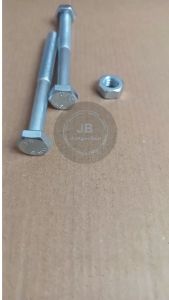 BAUT MUR M10X110 PANJANG 11CM 11 CM KUNCI 17 110MM MM PUTIH BAUD BMP M10 X 110 DIAMETER DRAT 10MM HEXA BOLT PITCH DRAT 1.5 SEKRUP SKRUP GALVANIZ GALPANIS