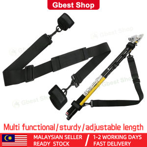 Gbest Fishing Rod Carrier Strap Sling Band Adjustable Shoulder Belt Travel Tackle Holder full set accessories  tali beg pinggang sling panjang