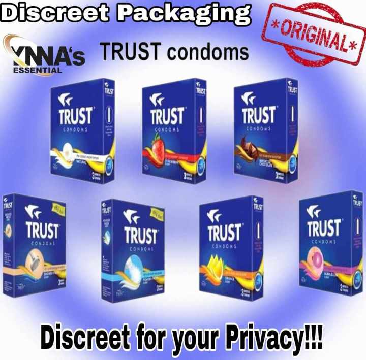 Trust Condom All Variants available (DISCREET PACKAGING) Lazada PH