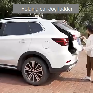 Car Mounted Dog Assist Ramp Large Dog Climbing Steps Portable Pet Assist Ladder Easy for Dogs to Get In and Out of Car