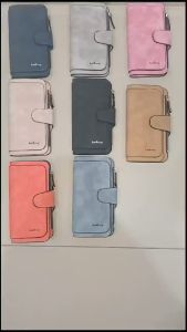BAELLERRY N2345 DOMPET UANG PANJANG TEBAL TIGA LIPAT WANITA BAHAN LEMBUT MUAT HP