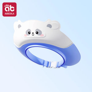 Shampoo Shield Bath Head Cover Baby Shower Cap Adjustable Hair Wash Hat for Newborn Infant Ear Protection