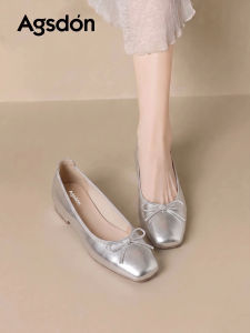 Agsdon | French Style Easy-On Mary Jane Shoes with Bow
