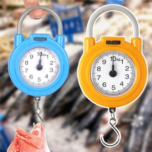 10kg Portable Hanging Mechanical Scale Fish Luggages Kitchen Scale Hanging High Precision Digital Hand Held Spring Scale