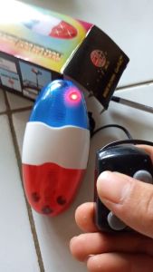 Lampu Depan Sepeda Klakson Sirine Polisi 6 LED 4 Sound / BERGARANSI MURAH MULTIFUNGSI SERBAGUNA