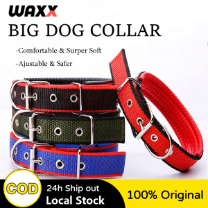 Pet Dog Collar Adjustable Buckle Dog Collar Nylon Leash Dog-Collar Pet Collars For Big Dog S-XXL