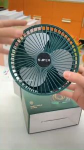 Quạt tích điện gấp gọn mini super Có 3 chế độ gióXoay 360 độ tiện dụng-Chất liệu nhựa ABS-Pin lớn 1200mPaThời gian sử dụng:2-3 giờ