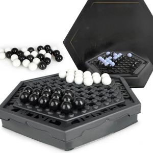 Able Games Portable Chess Set Family Board Game For Children Kids Intellectual Development Carrom Board Push Chess