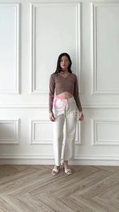 (COD) OH Fashion T-shirt Sling Crop Top Long 2537 (Bagian 1)