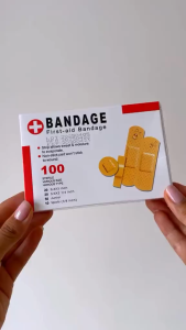 Băng keo cá nhân chống nước Aid Plus Urgo tiện dụng đa kích cỡ – Hộp 100 miếng bảo vệ tối ưu