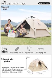 CAMEL | Lều Dày Tự Động Gấp Đỡ Di Động
