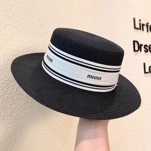 Retro Sun Protection Straw Hat Wide Brim