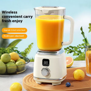 HP-168 portable multifunctional juicer wireless fast and slow dual speed blender digital knob juicer mini electric juicer cup