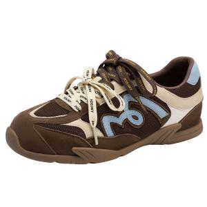 Josiny | New Thick-soled Soft-lightweight Derbys Brown