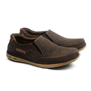 Working Sneakers For You: Sepatu Slip On Pria Santai Casual Formal Code J-05 Size 39 - 43